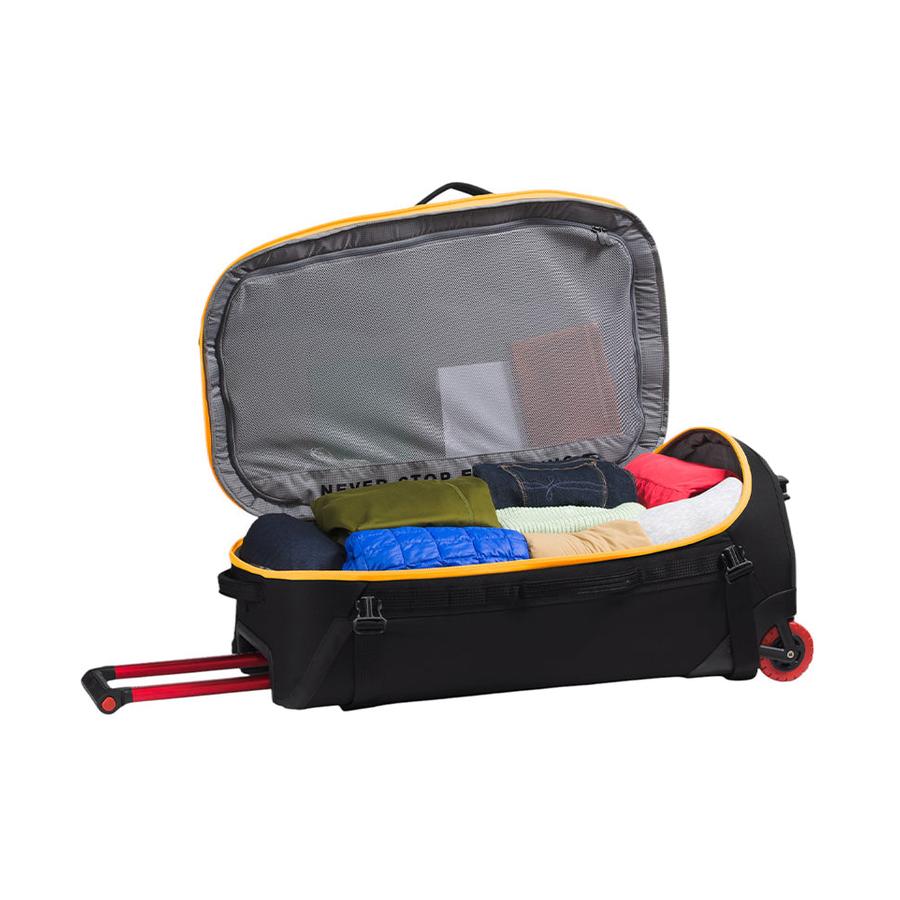 The North Face Base Camp Rolling Thunder 77cm Checked Suitcase Summit Gold Summit Gold