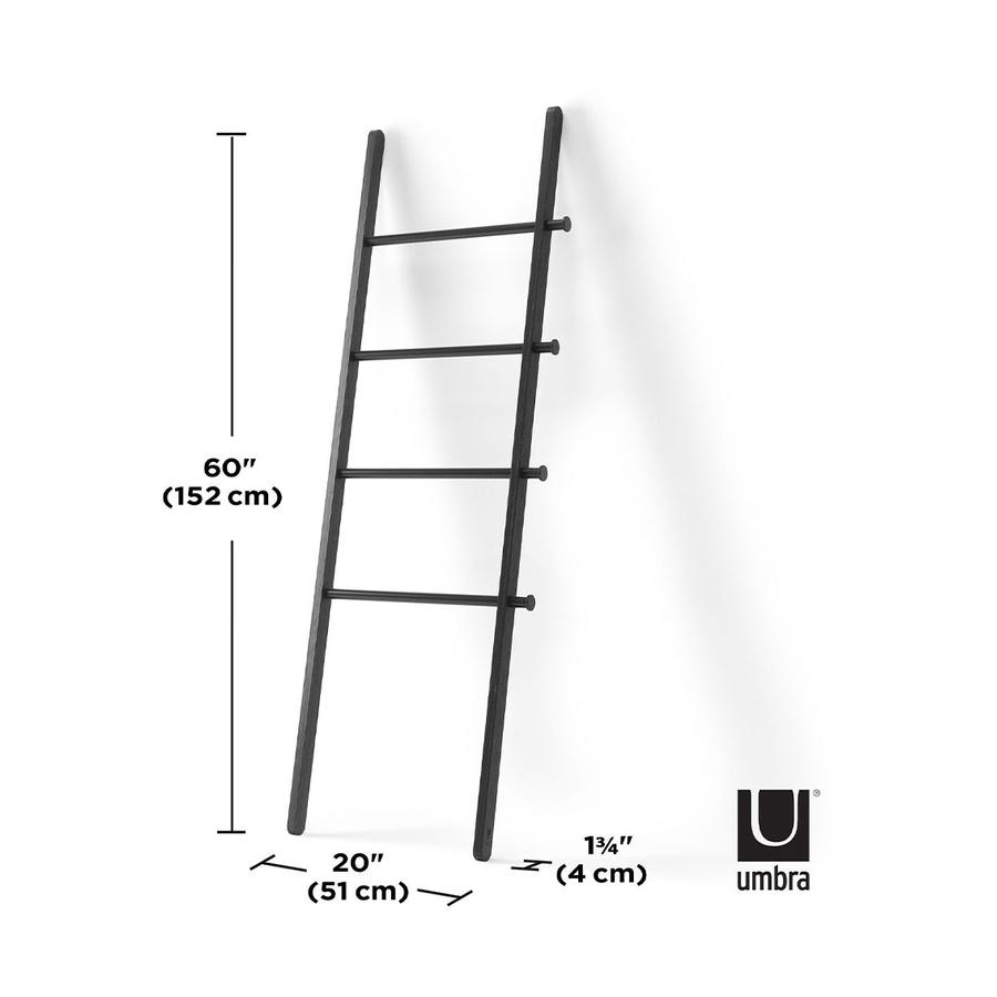 Umbra Leana Ladder Rack Black Black