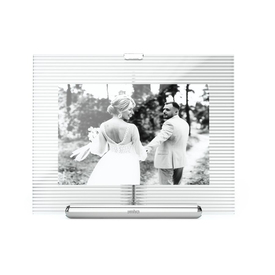 Umbra Flute 10 x 15cm Picture Frame Chrome Chrome