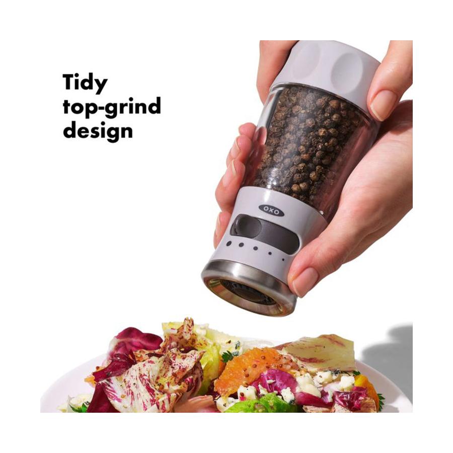 OXO Good Grips Mess-Free Pepper Grinder Stainless Steel Stainless Steel