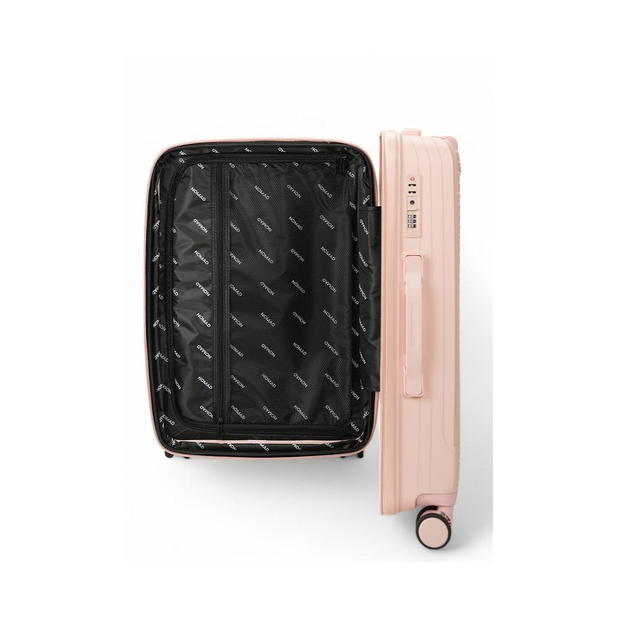 Nomad Venture 65cm Hardside Checked Suitcase Pink Pink