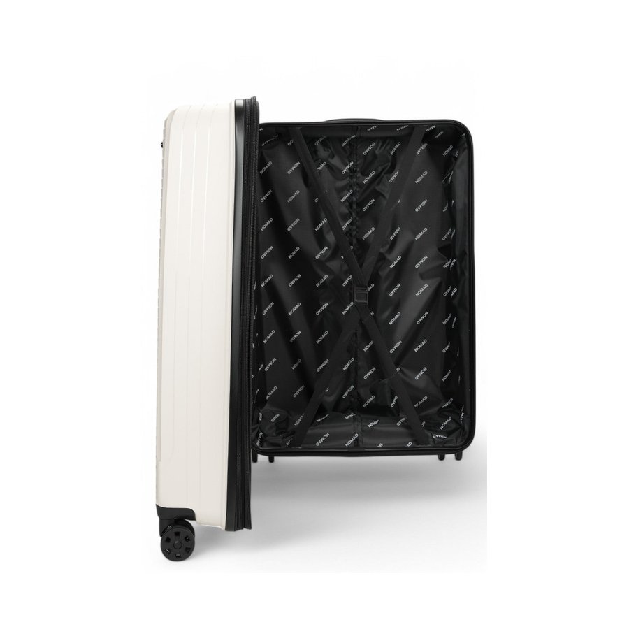 Nomad Venture 75cm Hardside Checked Suitcase White White