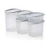 Tupperware One Touch Seal & Store Rectangular Container (Set of 5) London Haze