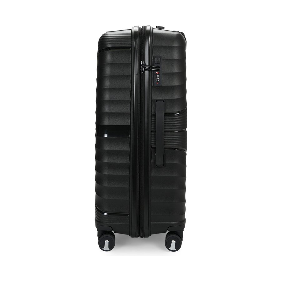Nomad Aspire 55cm & 75cm Hardside Luggage Set Black Black