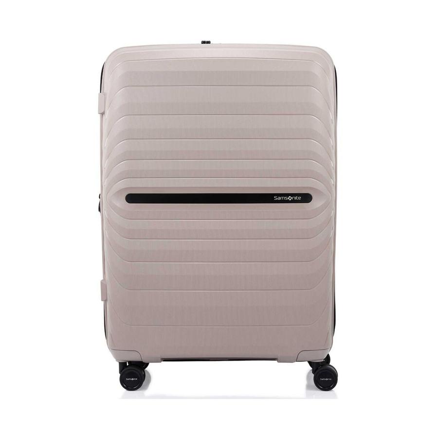 Samsonite Octolite Neo 81cm Hardside Checked Suitcase Taupe Taupe