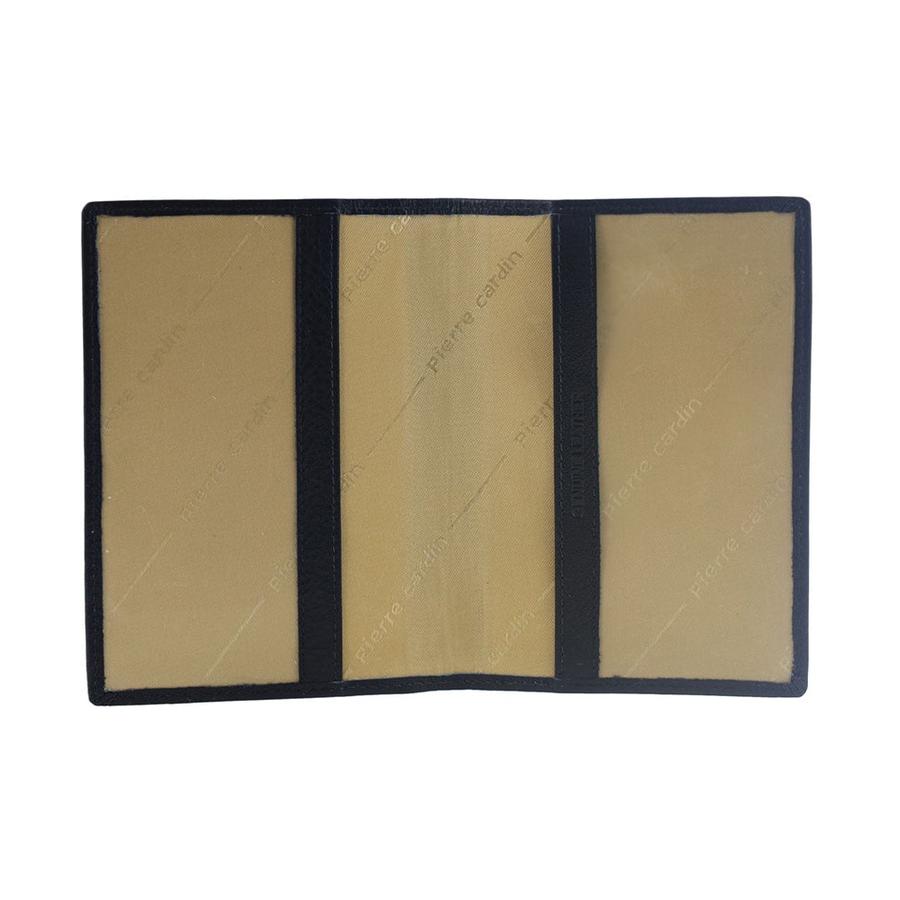 Pierre Cardin Orla Leather Passport Wallet Cover Navy Navy