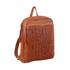 Pierre Cardin Sadie Women's Woven Leather Backpack Cognac