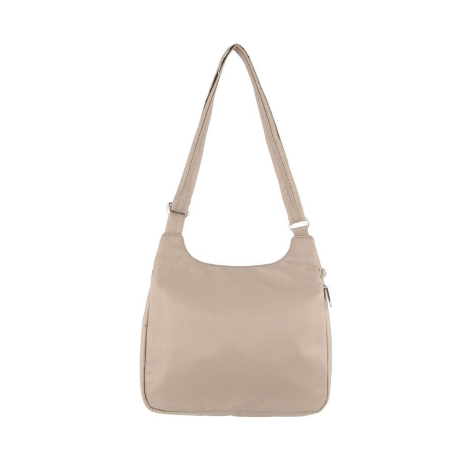 Pierre Cardin Gianna Anti-Theft Crossbody Bag Taupe Taupe