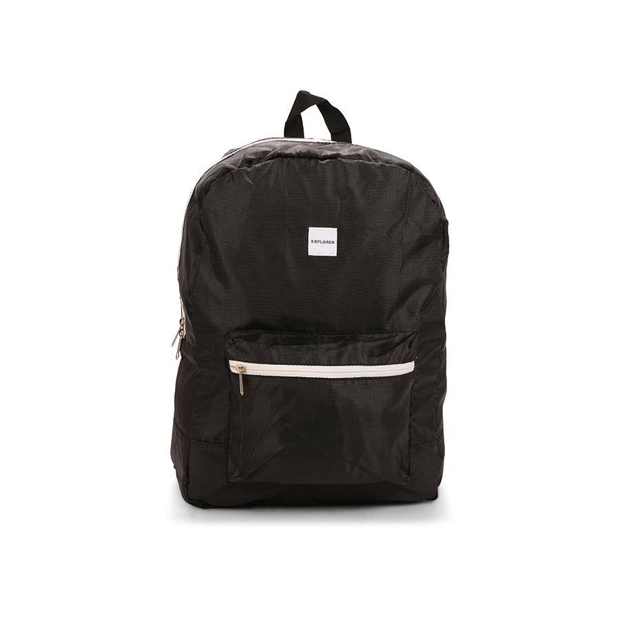 Explorer Packable Backpack Black Black