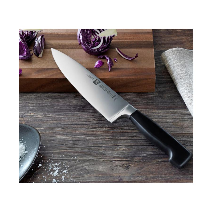 Zwilling Four Star 20cm Chef's Knife Black Black