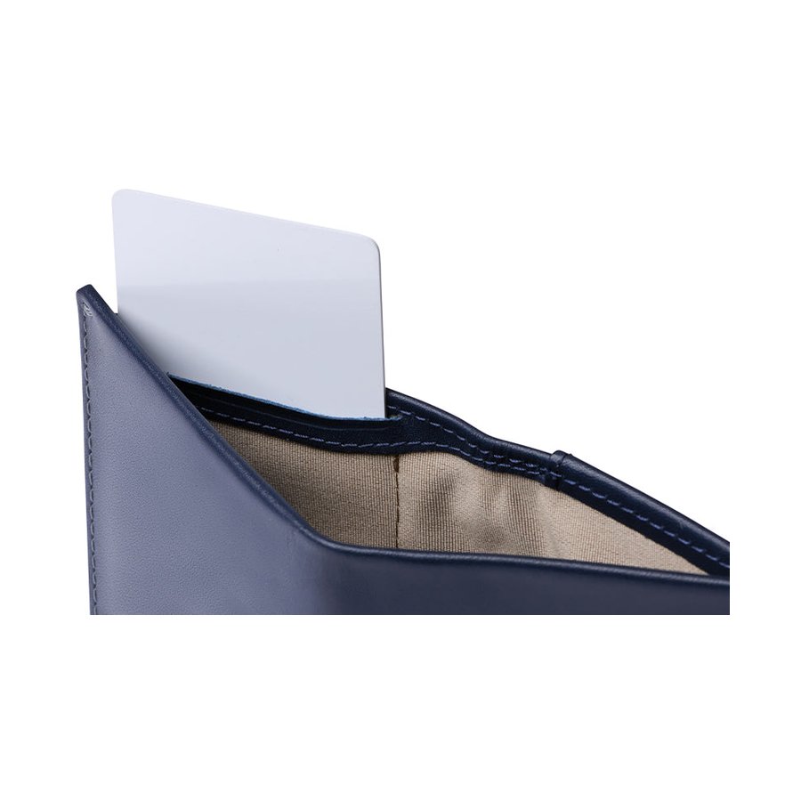 Bellroy RFID Note Sleeve Leather Wallet Navy Navy