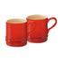 Chasseur La Cuisson Petit Cup 2 Piece Set Red