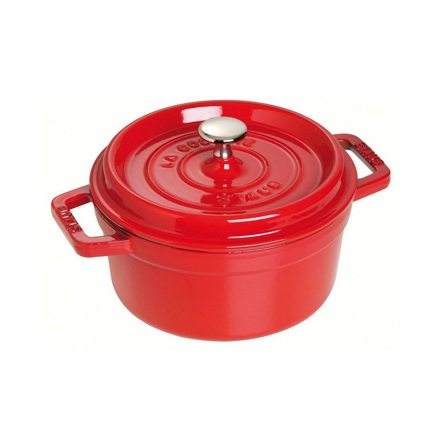 Staub 26cm (5.2L) Round Cocotte Cherry Red Cherry Red