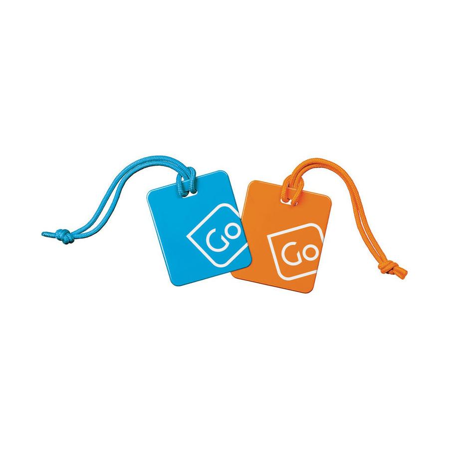 Go Travel Luggage Tags Twin Pack Multi Coloured Multi Coloured