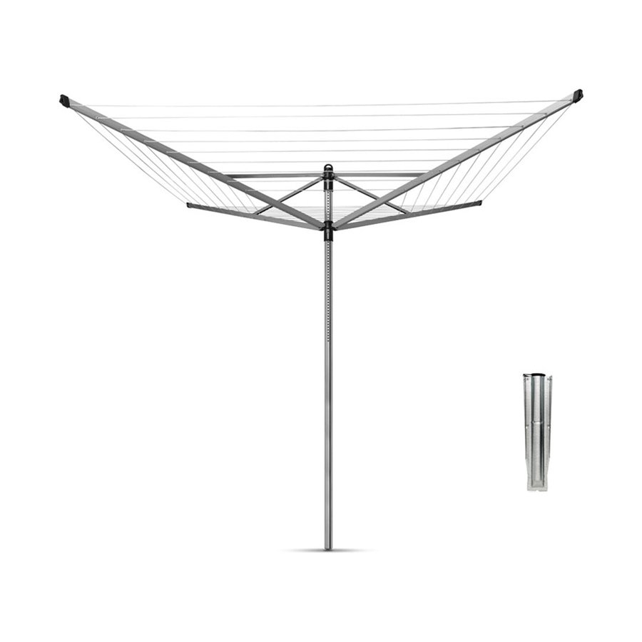 Brabantia Rotary Lift-O-Matic Dryer (50m) Metallic Grey Metallic Grey