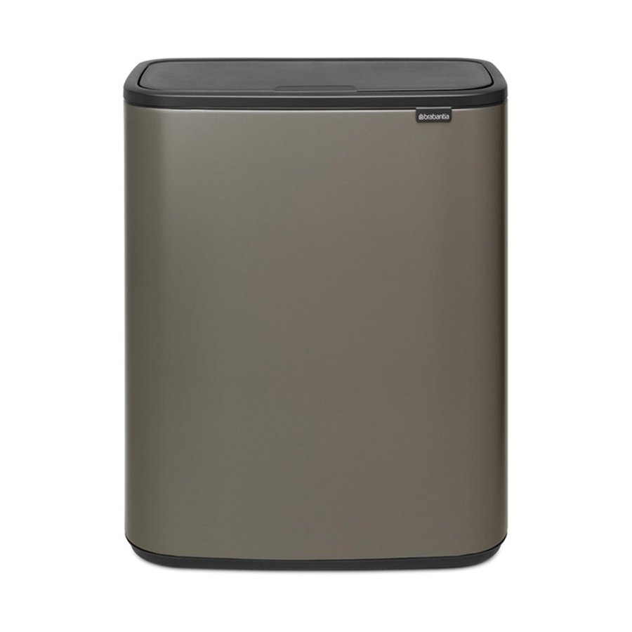 Brabantia Bo Touch Bin (2 x 30L) Platinum Platinum