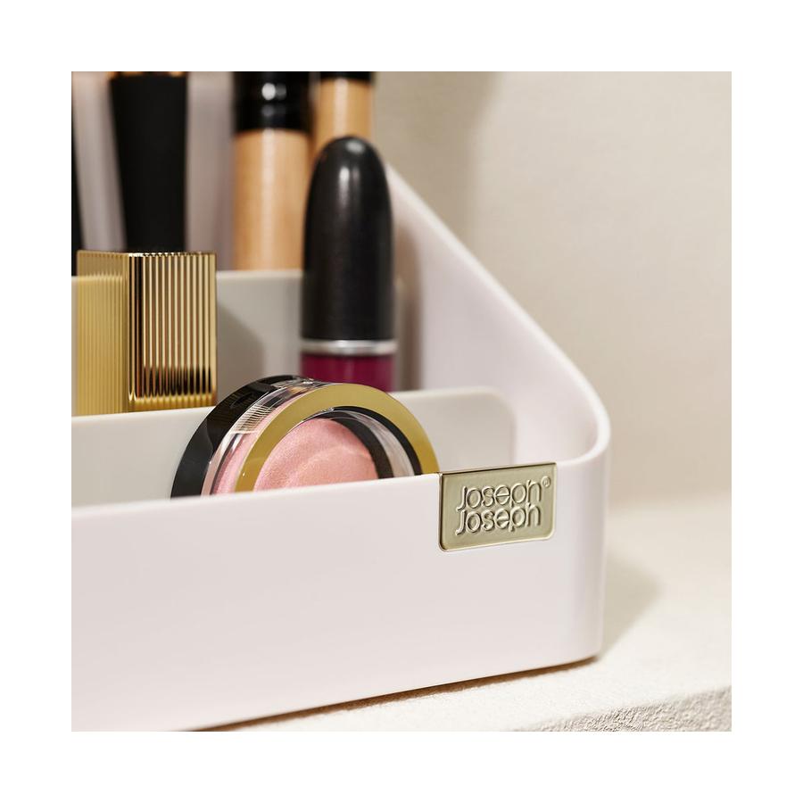 Joseph Joseph Viva Tiered Cosmetic Organiser Cream Cream