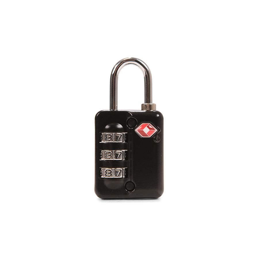 Explorer TSA 3-Dial Combination Lock - 2 Pack Black Black