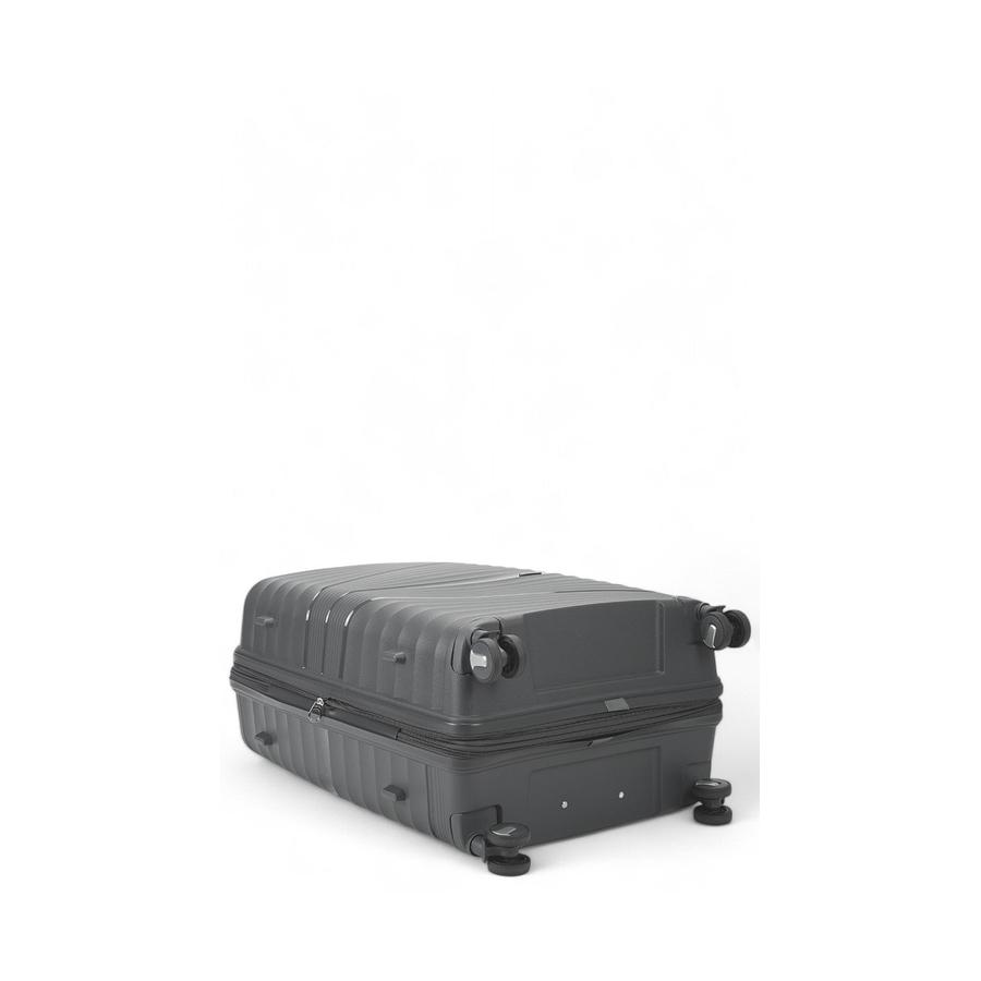 Nomad Aspire 75cm Hardside Checked Suitcase Dark Grey Dark Grey