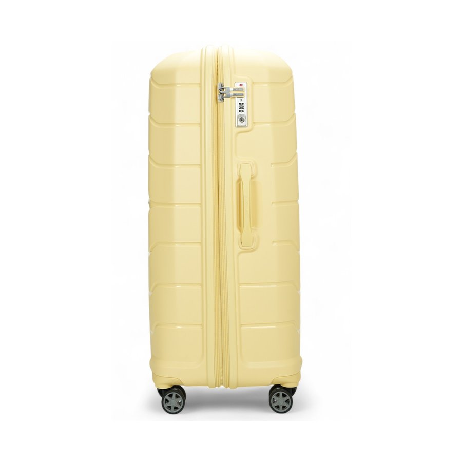 Samsonite Oc2lite 81cm Hardside Checked Suitcase Lemonade Lemonade