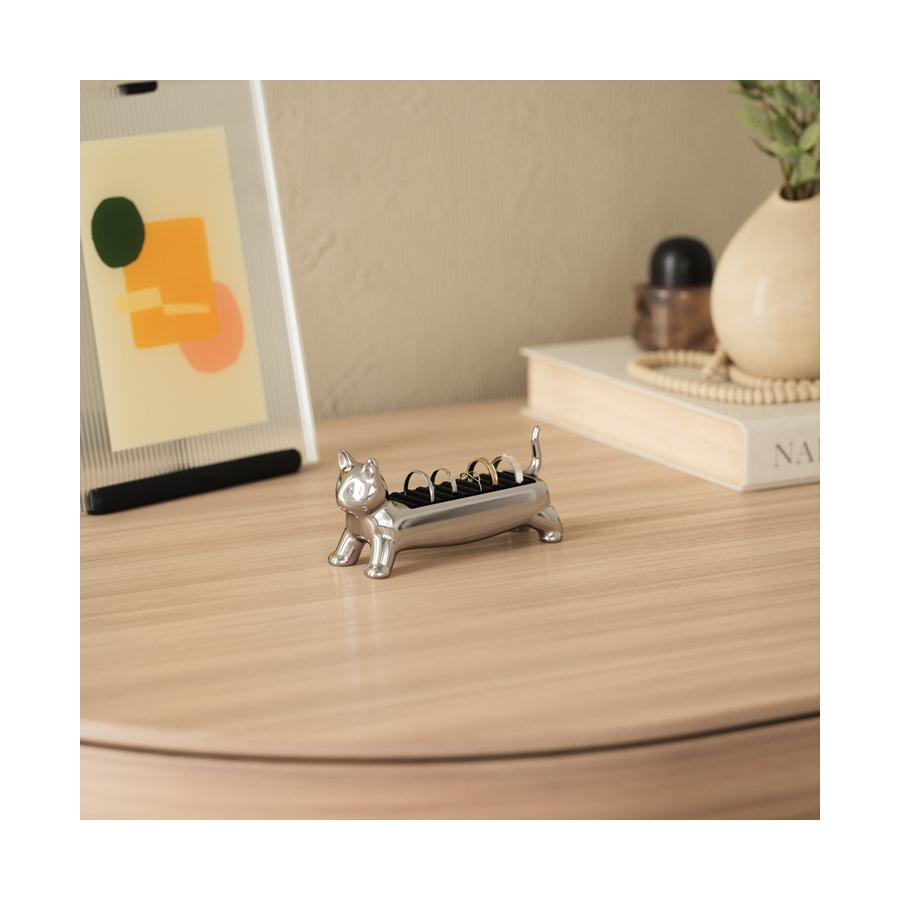 Umbra Ali Cat Ring Holder Chrome Chrome