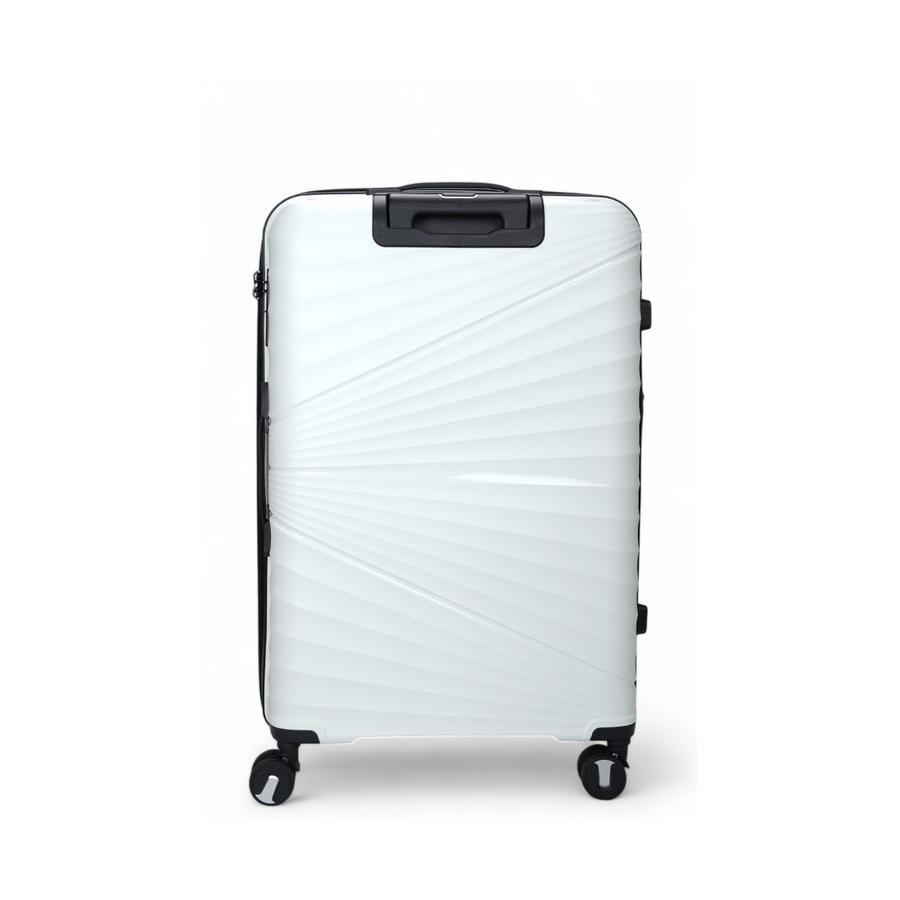 Nomad Aspire 75cm Hardside Checked Suitcase White White