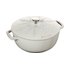 Staub 24cm (3.6L) French Oven Snowflake White Truffle