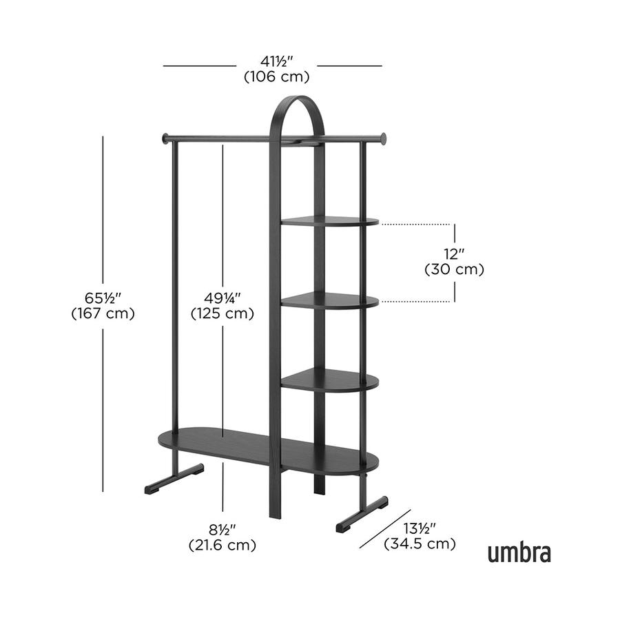 Umbra Bellwood Garment Rack Black Black