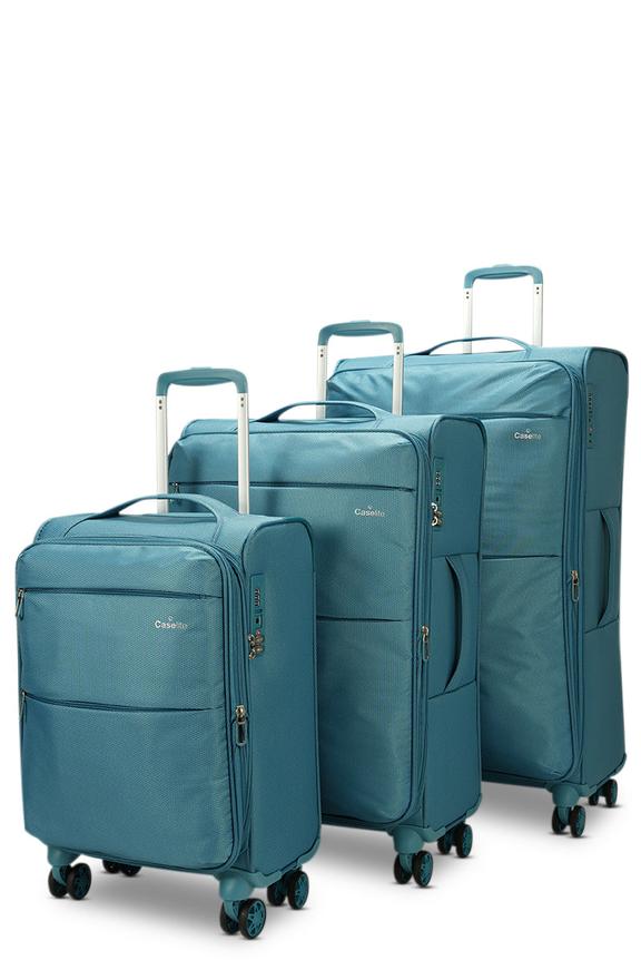 Caselite Ultra 55cm, 69cm & 80cm Softside Luggage Set Teal