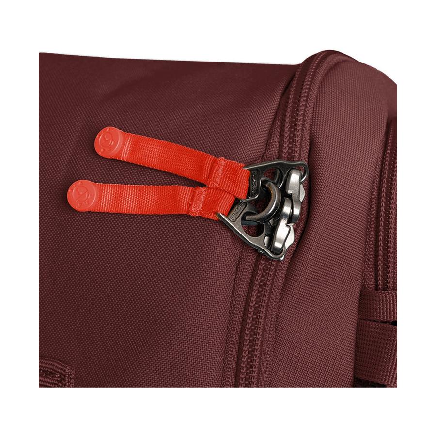 Pacsafe GO 34L Anti-Theft Recycled Carry-On Backpack Garnet Red Garnet Red