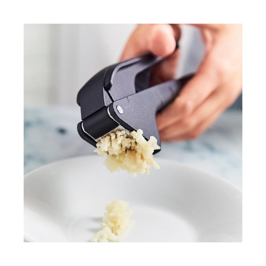 Tupperware Ergologics Garlic Press Black Black