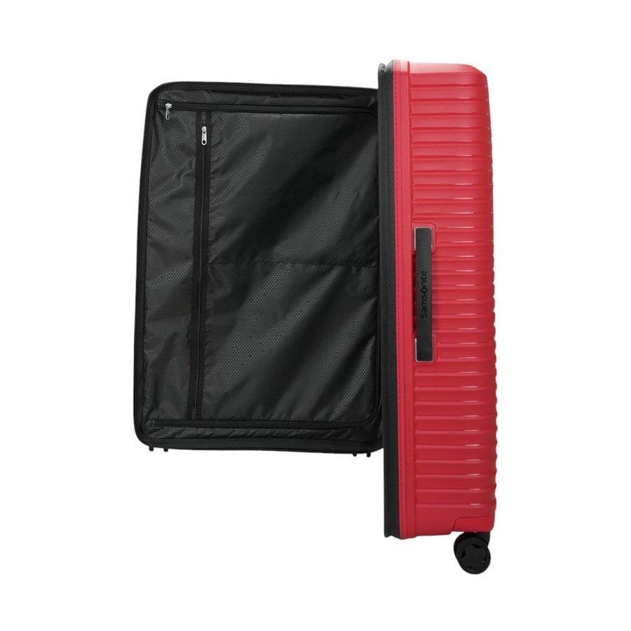 Samsonite Upscape 81cm Hardside Checked Suitcase Ruby Red Ruby Red