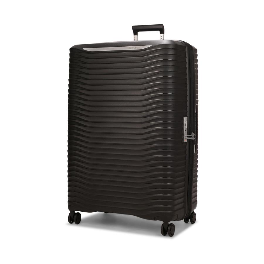Samsonite Upscape 81cm Hardside Checked Suitcase Black Black