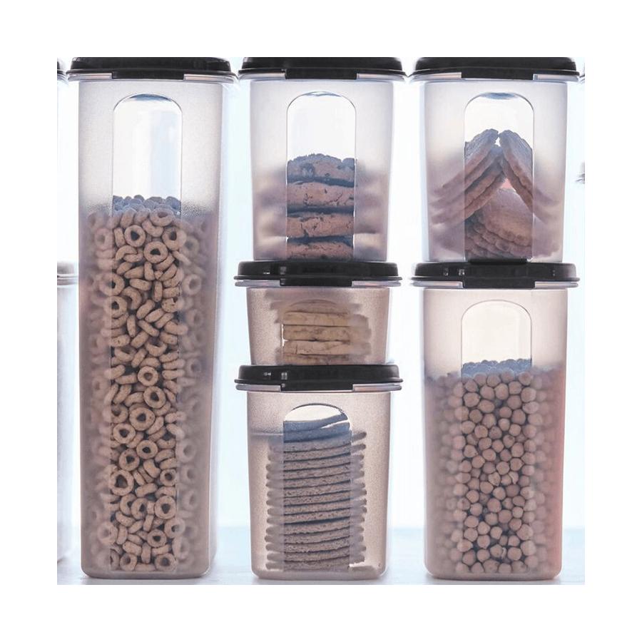 Tupperware Modular Mates Super Oval #3 Black Black