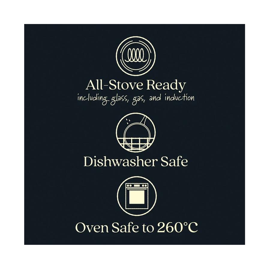 Anolon SearTech 20cm (2.4L) Covered Saucier Black Black