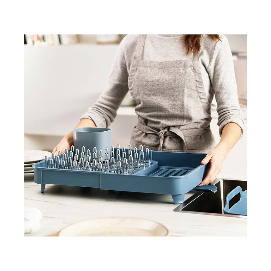 Joseph Joseph Extend Expandable Dish Drainer Sky Blue Sky Blue
