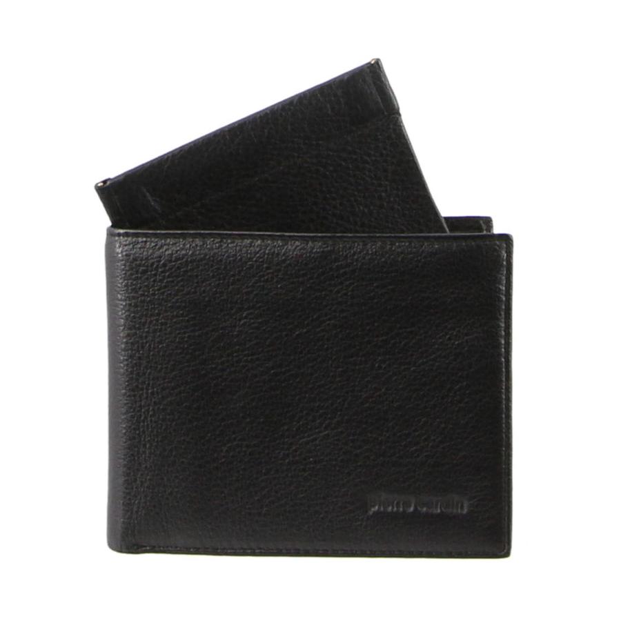 Pierre Cardin Luca Men's Italian Leather RFID Wallet Black Black