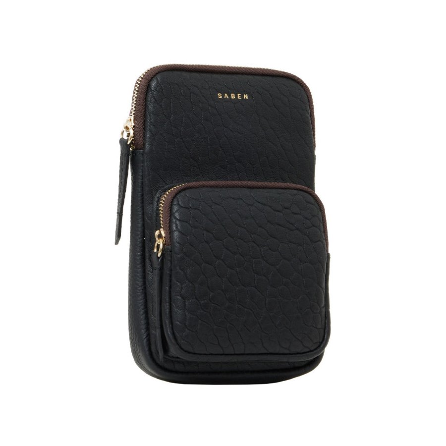 Saben Nikko Phone Sling Black Bubble Black Bubble