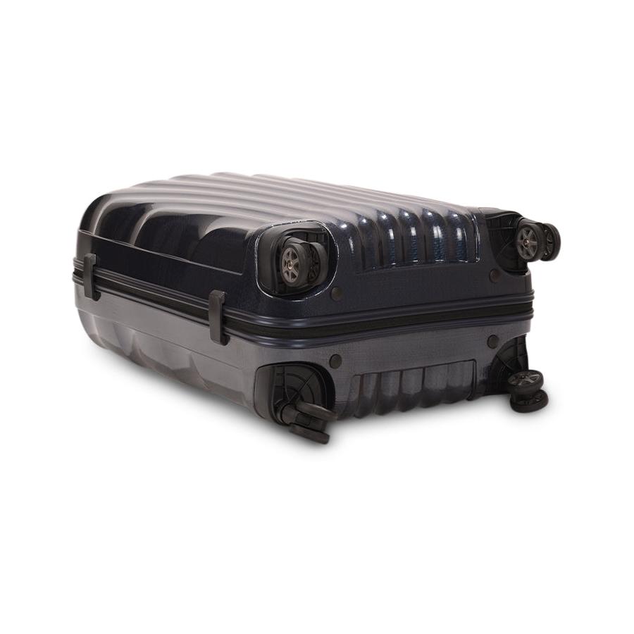 Samsonite C-Lite 69cm CURV Checked Suitcase Midnight Blue Midnight Blue