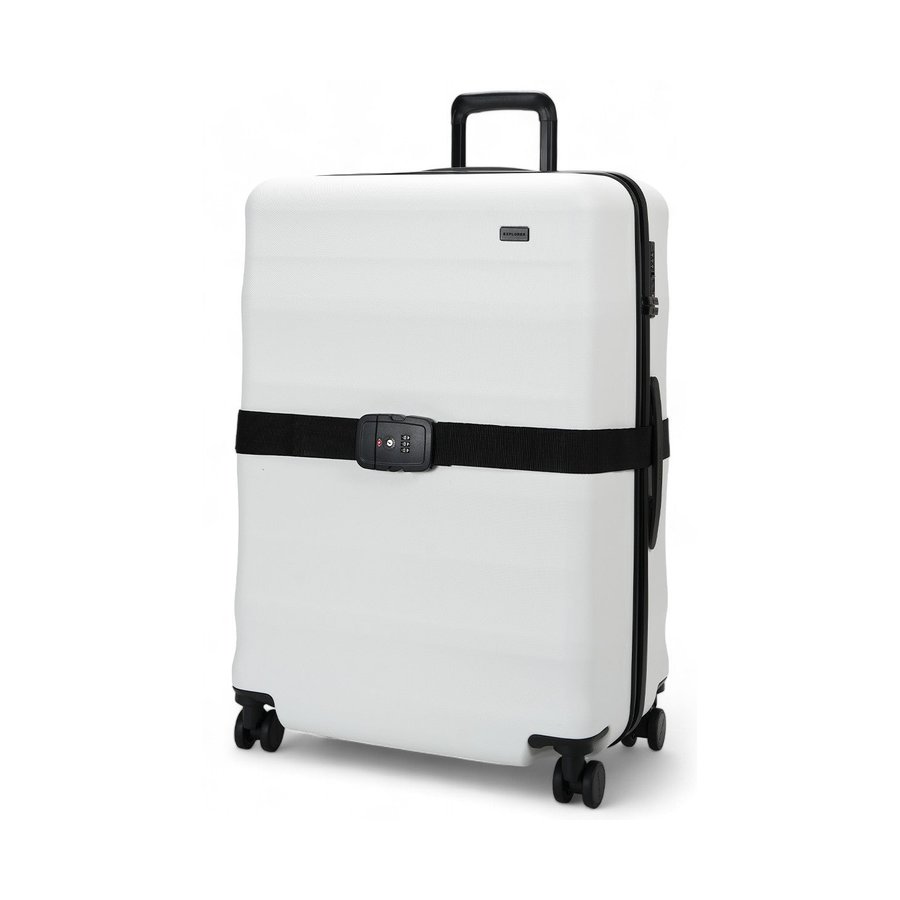 Caselite TSA Luggage Strap Black Black