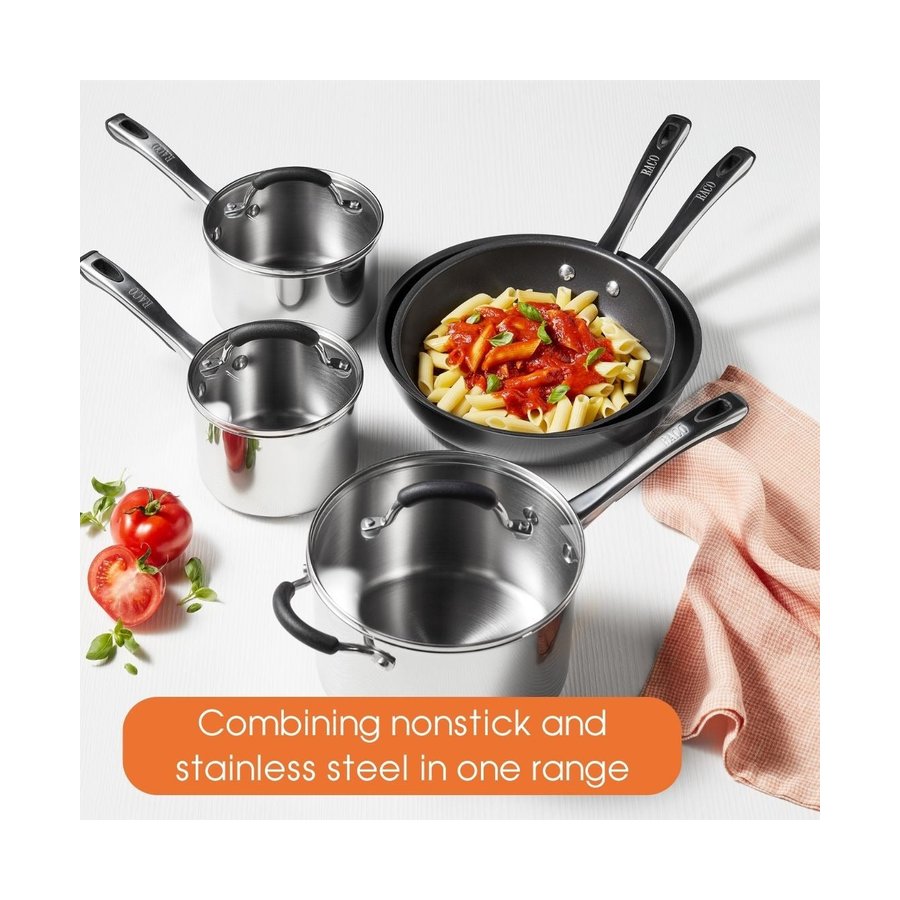 Raco Contemporary Non-Stick Induction 24cm Crepe Pan Black Black