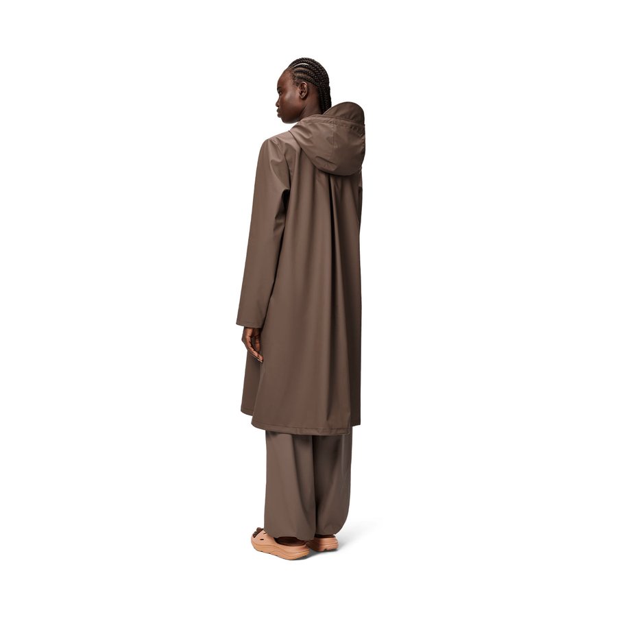 Rains A-Line Longer W Jacket Shade L