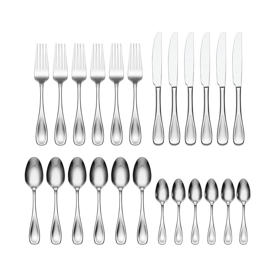 Oneida Voss 24 Piece Cutlery Set Stainless Steel Stainless Steel