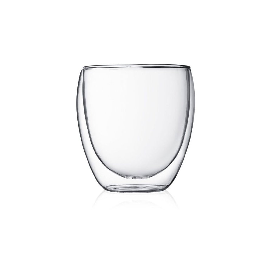 Bodum Pavina 250ml Double Wall Glasses (Set of 2) Transparent Transparent