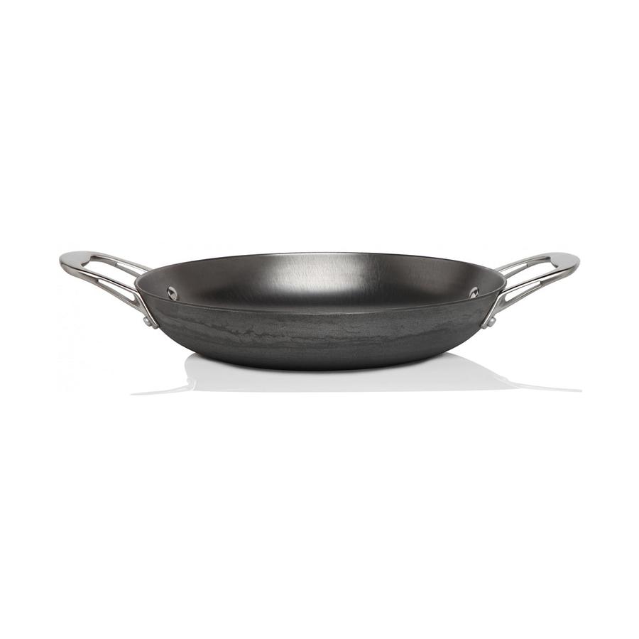 Stanley Rogers Lightweight Cast Iron 30cm Cooks Pan Black Black