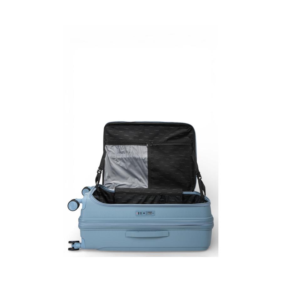 Caselite Venture 57cm & 76cm Top Open Hardside Luggage Set Grey Blue Grey Blue