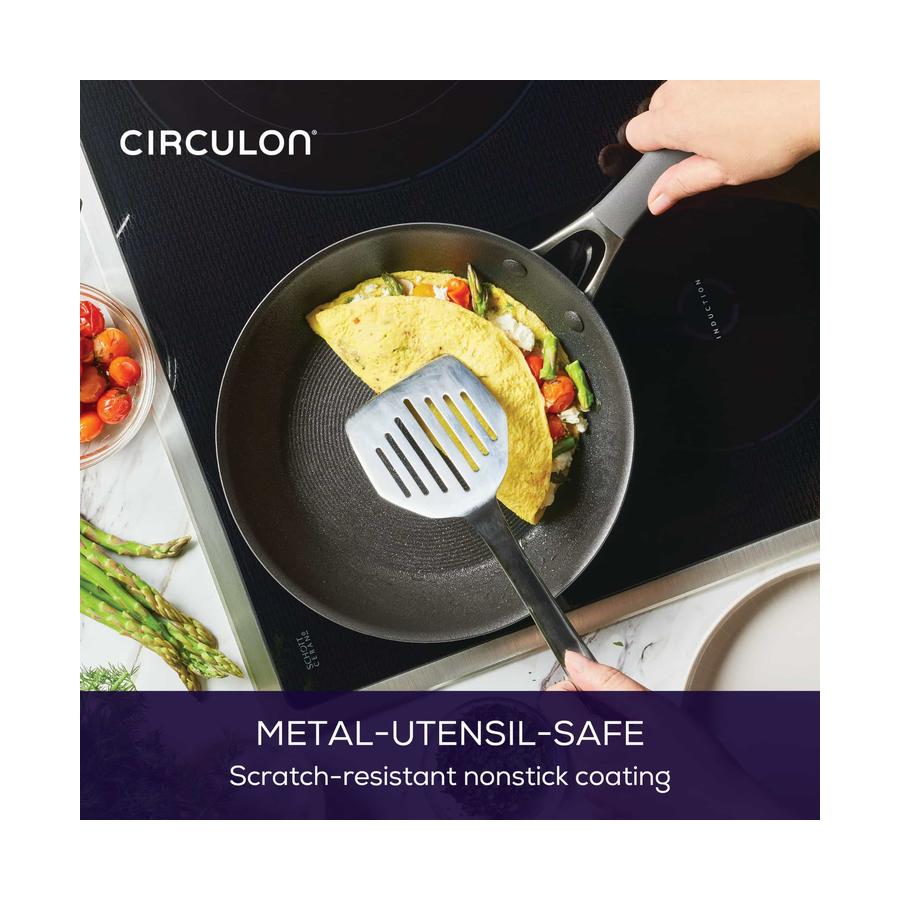 Circulon ScratchDefense A1 25.4cm Skillet Black Black