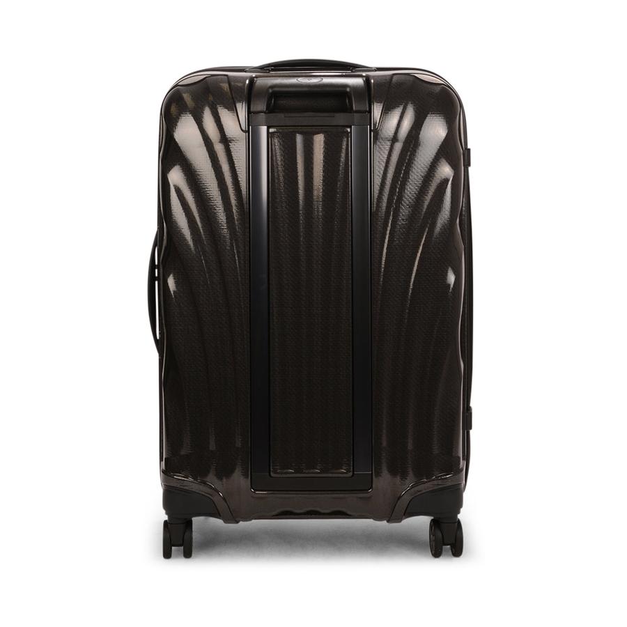 Samsonite C-Lite 69cm CURV Checked Suitcase Black Black