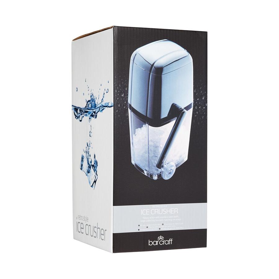Barcraft Rotary Action Ice Crusher Silver Silver