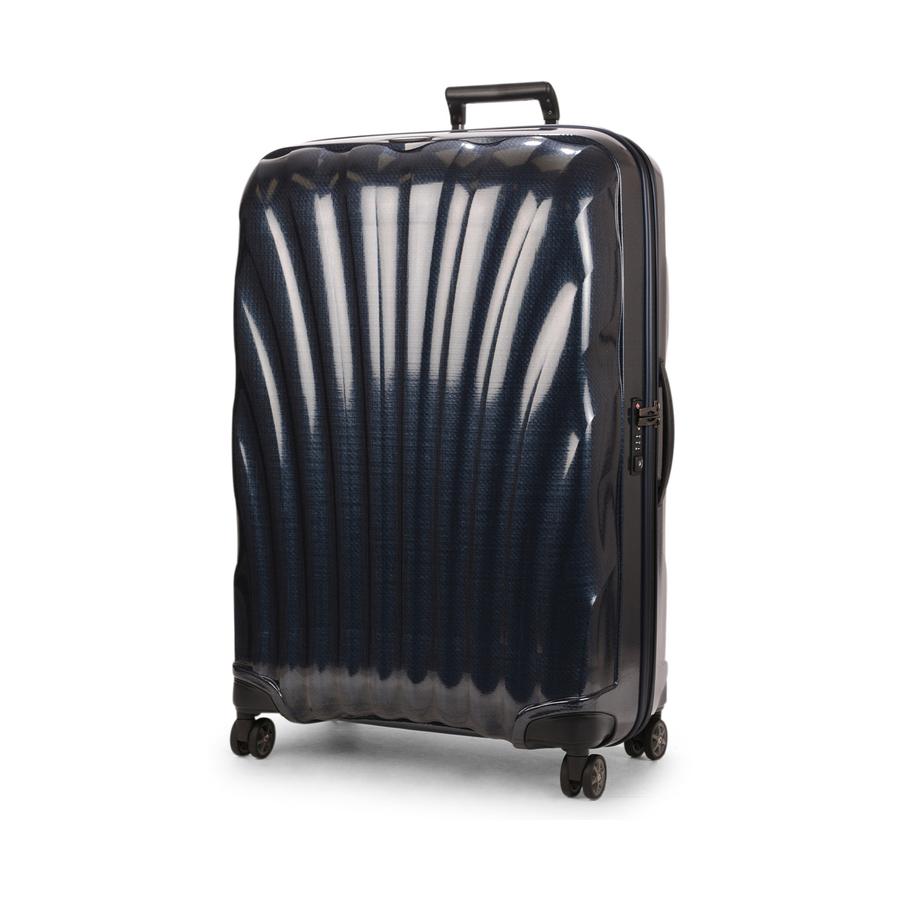 Samsonite C-Lite 81cm CURV Checked Suitcase Midnight Blue Midnight Blue
